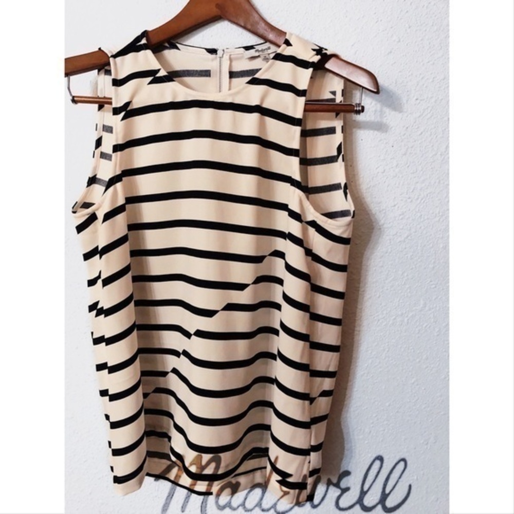 Madewell embellished sleeveless top nwot